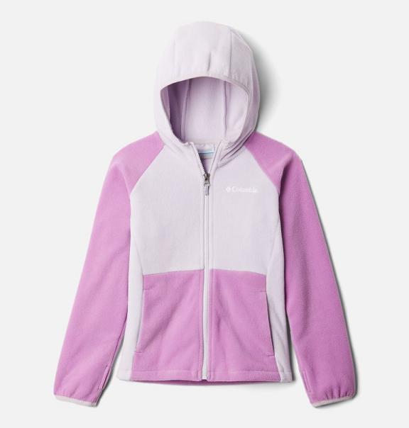 Columbia Fast Trek II Fleece Jacket Pink For Girls NZ46953 New Zealand